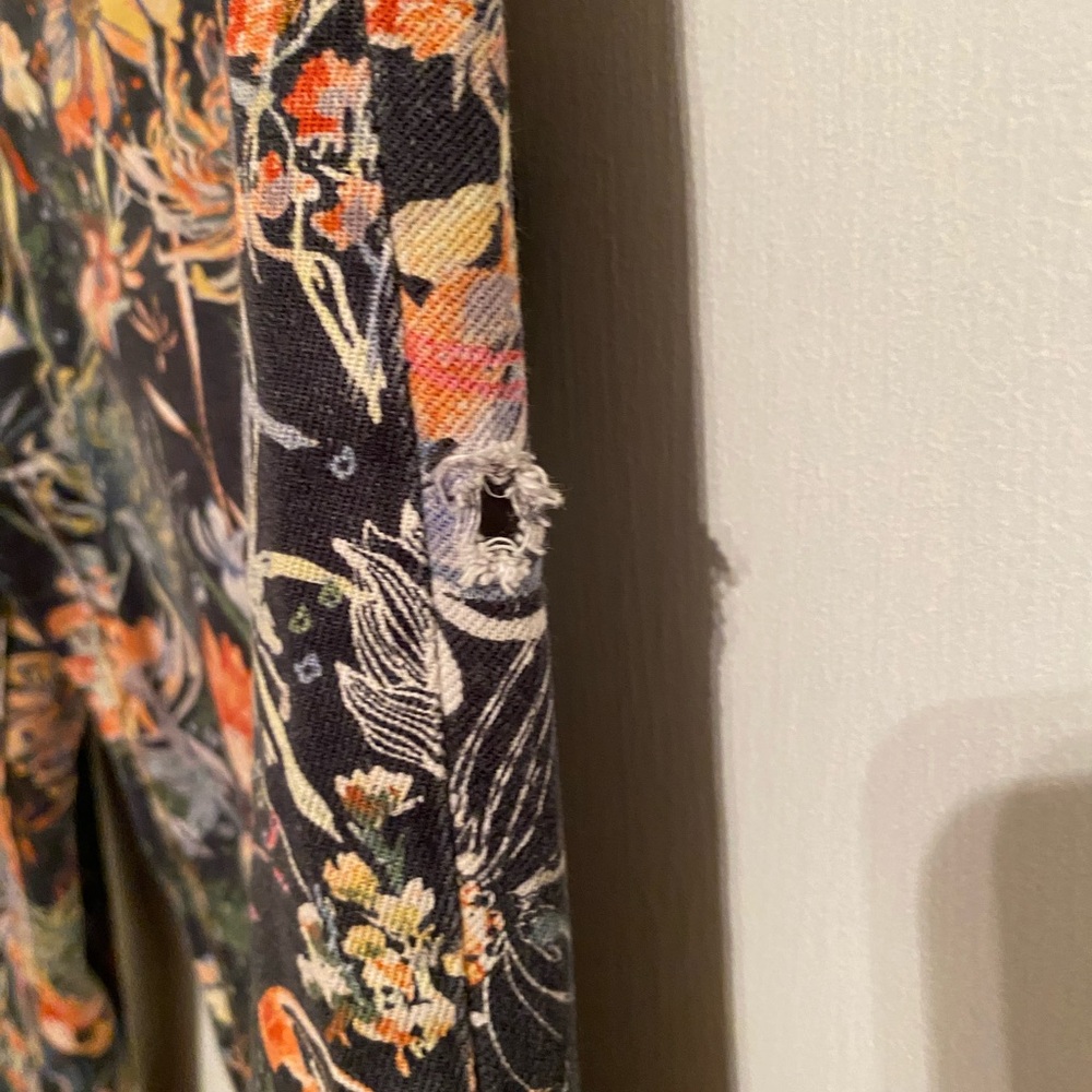 Pilcro and the Letterpress Floral Skinny Pants - Multicolor - Picture 7 of 8